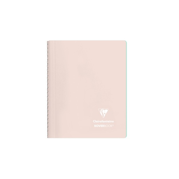 Koverbook Blush, spiral notesbog, linieret, A5, 160 sider, rosa