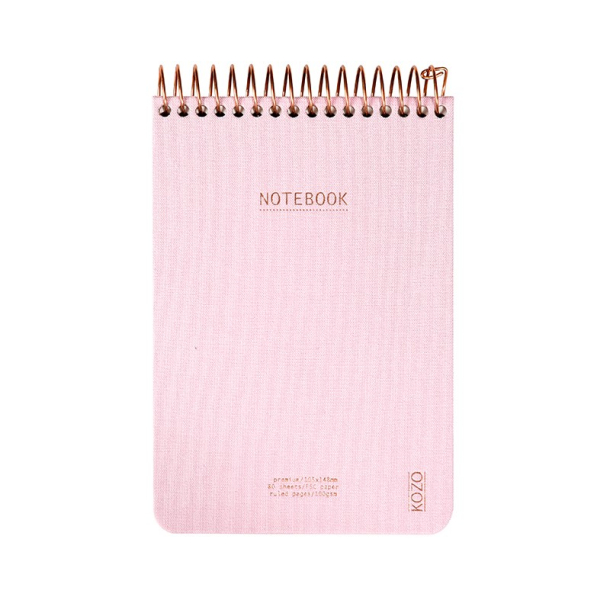 KOZO Notebook A6 Premium Pink