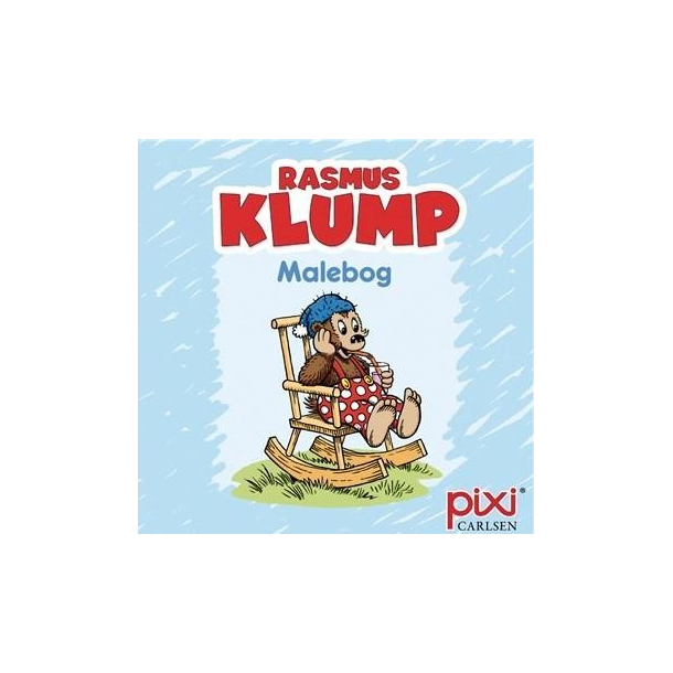 Krea Pixi-serie - Rasmus Klump - Malebog - Bl
