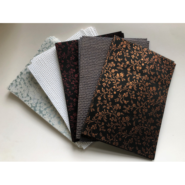 Kreapapir, mnsteret 10 stk. ass.