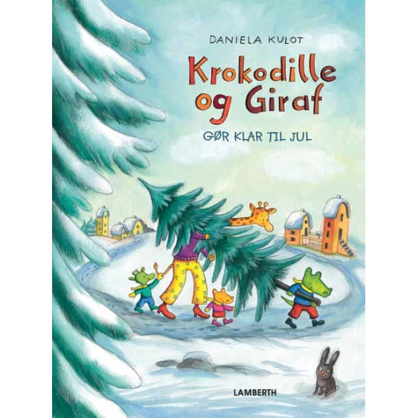 Krokodille og giraf gr klar til jul