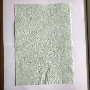 Krllet skattekort papir, 10 stk., mint