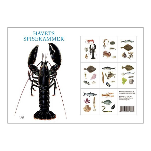 Havets spisekammer - 8 forskellige dobbeltkort