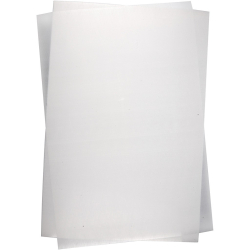 Krympeplast, 20x30 cm, Blank Transparent, 10 Ark, 1 Pk.