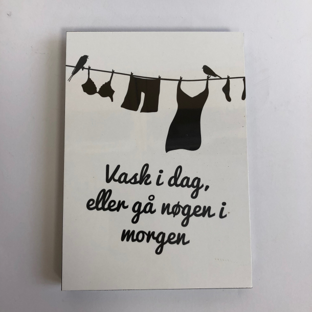 Kunstklods, Vask i dag