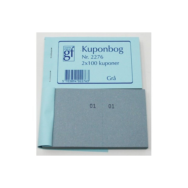 Kuponbog nr. 2276 - gr