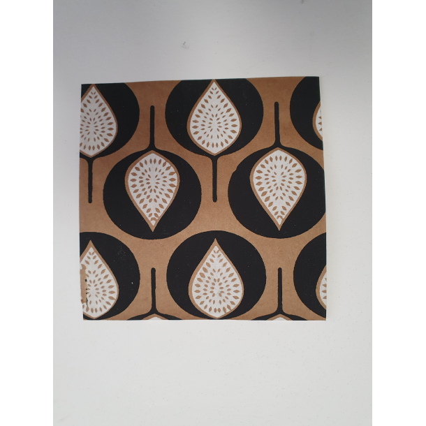 Kuvert med mnster, blade