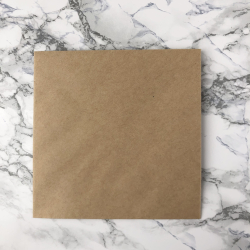 Kuvert, natur, 14 x 14 cm, 25 stk.