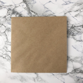 Kuvert, natur, 14 x 14 cm, 25 stk.