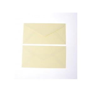 Kuverter 25stk, lysgul C5