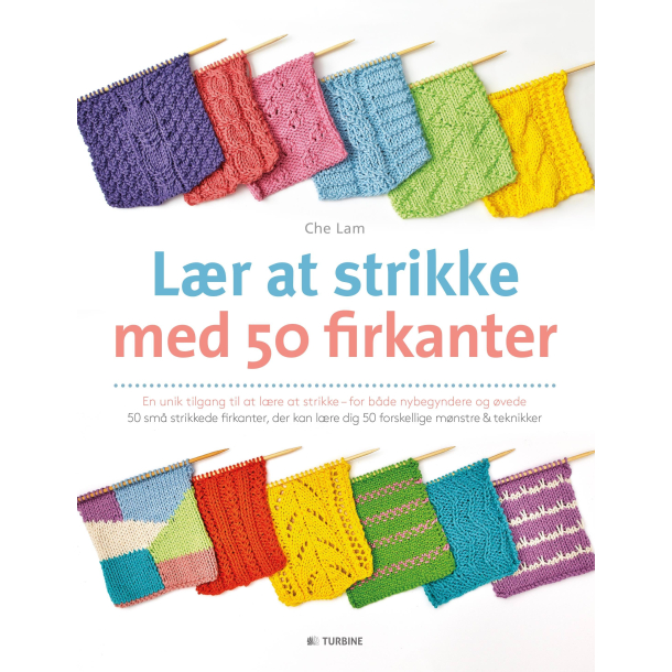 Lr at strikke med 50 firkanter