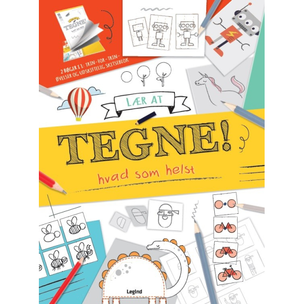 Lr at tegne - inkl. tegneblok