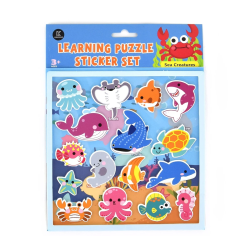Lringspuslespil med havdyr, 12 dele