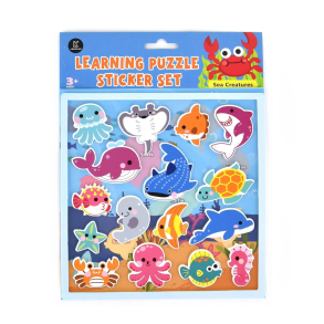 Lringspuslespil med havdyr, 12 dele