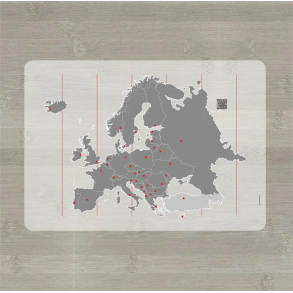 LrLet - Europakort med QR kode