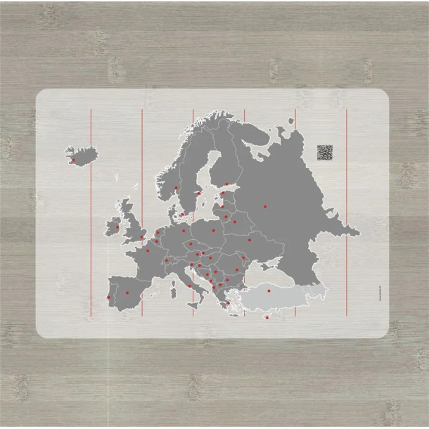 LrLet - Europakort med QR kode