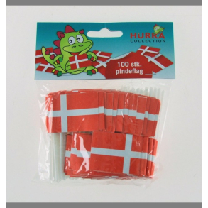 Lagkageflag 100 stk. 