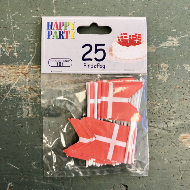 Lagkageflag 25 stk.