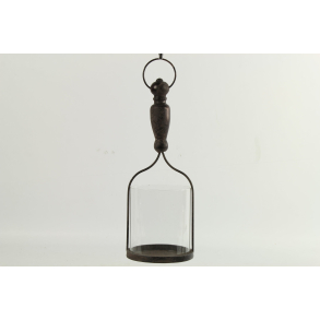 Lanterne til lys antique brun