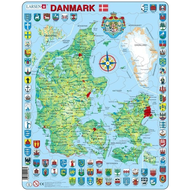 Larsen puslespil Danmark 