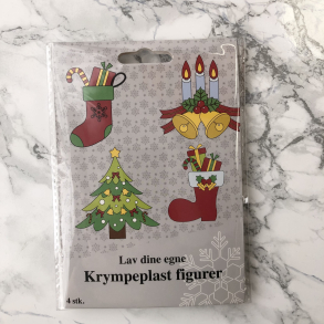 Lav dine egne krympeplast figurer, julesok m.fl.