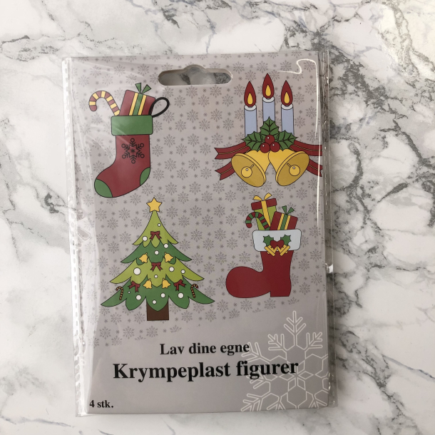 Lav dine egne krympeplast figurer, julesok m.fl.