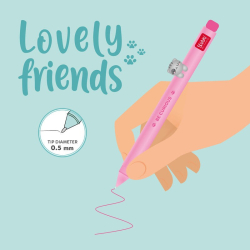 Legami - Lovely Friends Gel Pen, Kitty