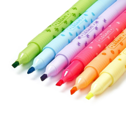 LEGAMI Magic Highlighters, st med 6 highlighters med udviskelig farve
