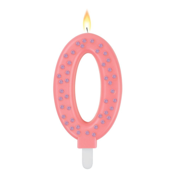 Legami - Maxi Cake Candle, kagelys - rosa 0 r