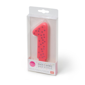 Legami - Maxi Cake Candle, kagelys - rosa 1 r