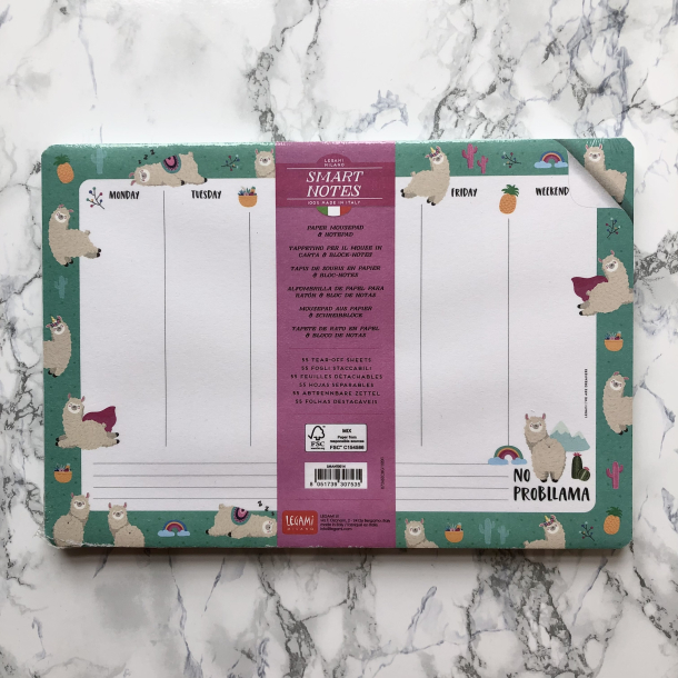 Legami - Musemtte og notesblok, Lama