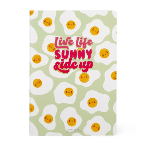 Legami - Notesbog A5, Live Life Sunny Side Up