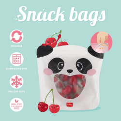 Legami - Snack Bag, st med 3, Panda