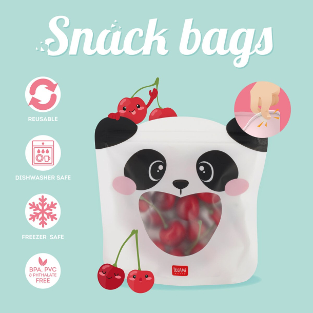 Legami - Snack Bag, st med 3, Panda