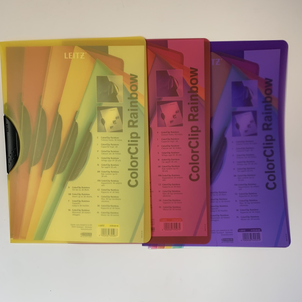 Leitz. Colorclip Rainbow, swing map