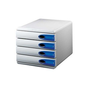 Leitz skuffekabinet, gr/bl