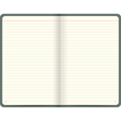 Letts of London notesbog, linieret, grn