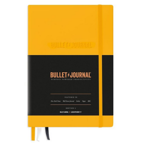 Leuchtturm1917  Bullet Journal Edition 2, Medium (A5), Hardcover, 206 nummererede sider, Yellow24, dotted