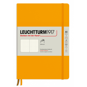Leuchtturm1917 Notesbog, Medium Softcover, 123 sider, Rising Sun, Dotted