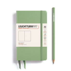 Leuchtturm1917 Notesbog, Pocket Hardcover, 187 sider, Sage, blank