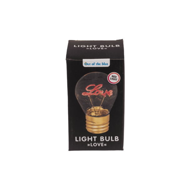Light Bulb, Love, inkl. batteri og kabel
