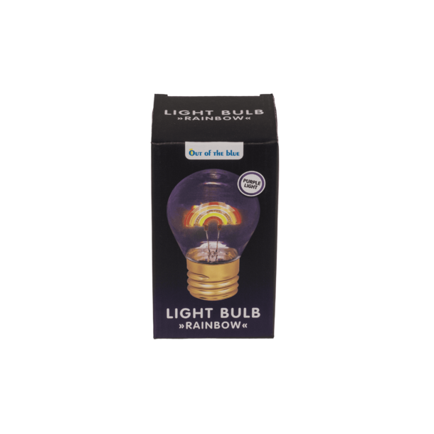 Light Bulb, Regnbue, inkl. batteri og kabel