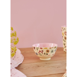Lille Melamin Skl - Creme - Floras Dream Print