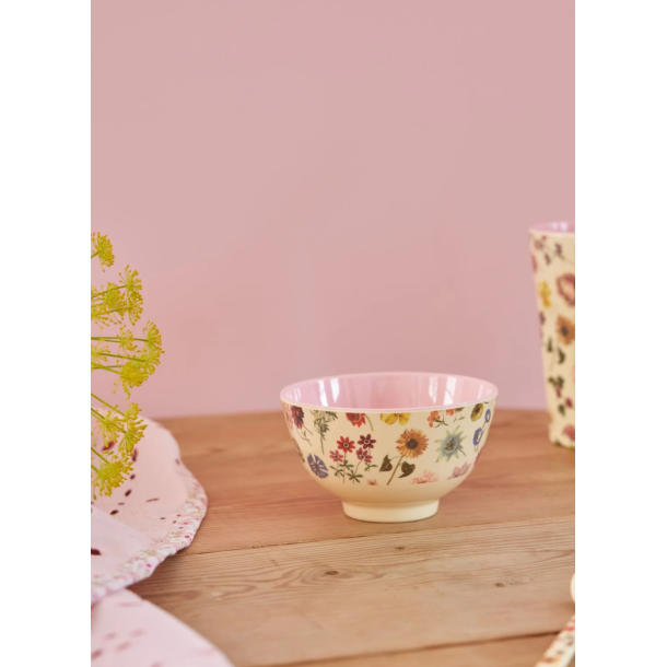 Lille Melamin Skl - Creme - Floras Dream Print