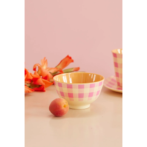 Lille Melamin Skl - Pink - Check It Out Print