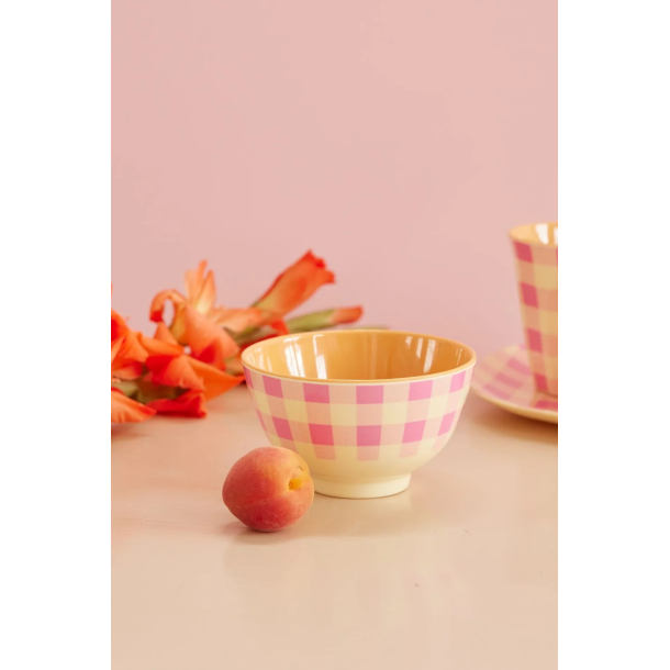 Lille Melamin Skl - Pink - Check It Out Print