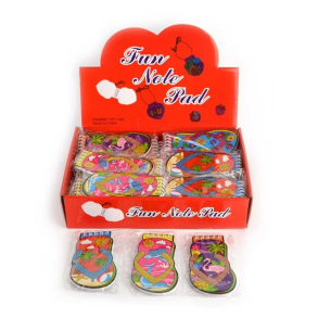 Lille notesblok, slippers, blank
