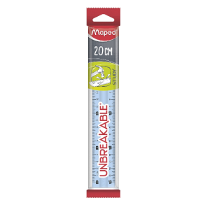 Lineal Maped unbreakable, klar, 15 cm