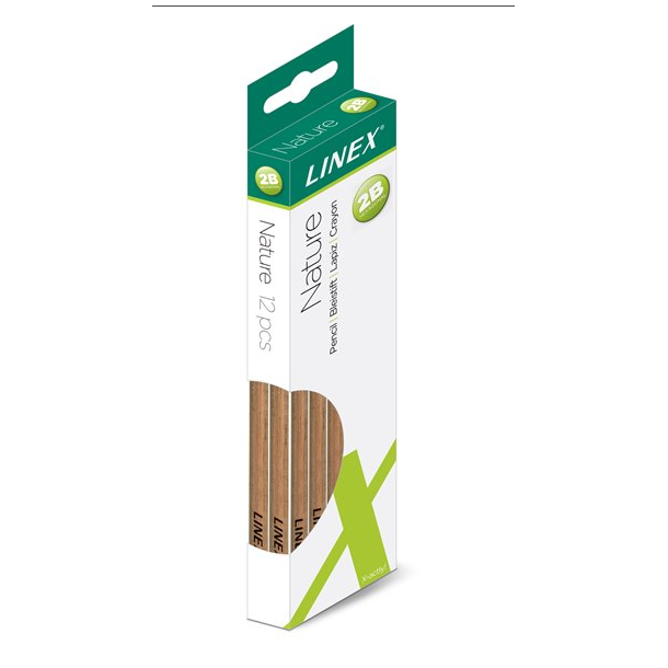 Linex Blyanter, Nature, 12 stk.