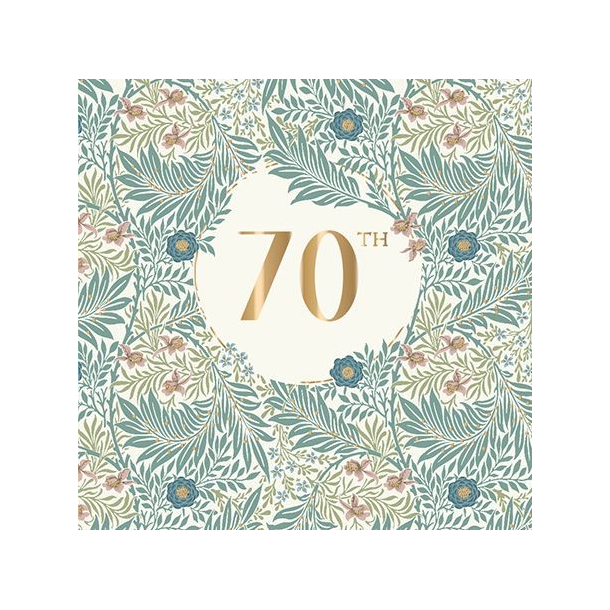 Ling Design, Fdselsdagskort, Morris &amp; Co., 70 r
